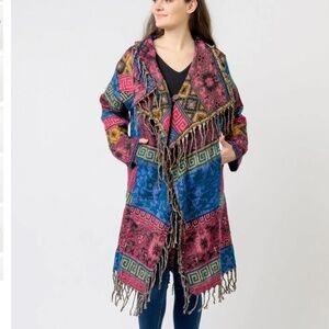 💲 GiaJean Boutique " Dublin " Hand Made Duster Robe Long Cardigan 59A